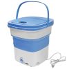 PURE CLEAN Portable Mini Washing Machine Lightweight Collapsible Bucket - Perfect for Camping, Travelling, Apartment, Dorm USA Brand