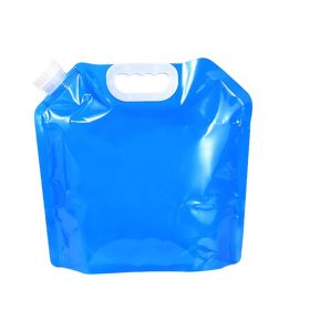 5L Water Bag Folding and Portable Camping - Water Storage Container with Handle