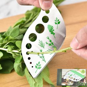 Creative 9-hole Herb cutter / Multi-purpose stainless steel peeler