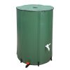 100 Gallon Folding Rain Barrel Water Collector (Green)