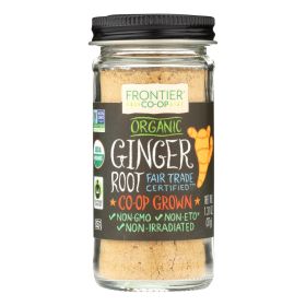 Frontier Herb Ginger Root Powder - Organic - Fair Trade Certified - Ground - 1.31 Oz