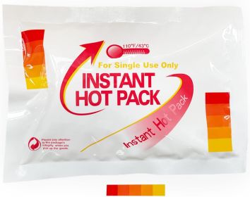 Instant Hot Packs for Pain Relief 6" x 8", Heating Patches 10 Pack, Instant Heat Packs for Pain Relief 9.8 Oz, Compact Instant Hot Compress, Disposabl