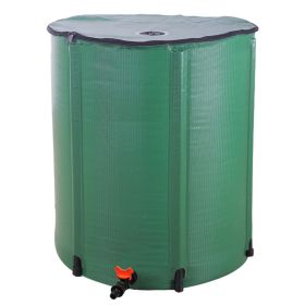 50 Gallon Folding Rain Barrel Water Collector (Green)