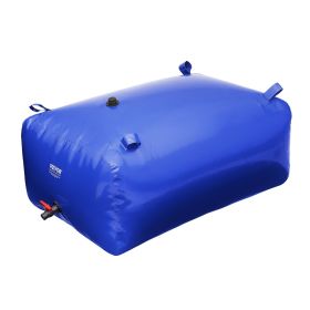 VEVOR 400L/105.7 Gallon Water Storage Bladder, RV Water Tank, 1000D Blue PVC Collapsible Water Storage Containers, Large Capacity Soft Water Bag