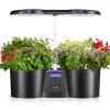 VEVOR Hydroponics Growing System, 12 Pods Indoor Growing System, Indoor Herb Garden with Full-Spectrum LED Grow Light