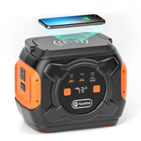 (320W) Portable Power Station - Flashfish Solar Generator Backup Power - Wireless Charger / Flashlight