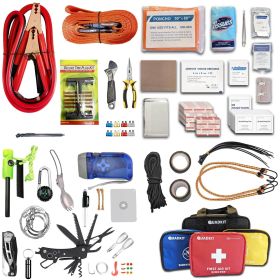 QUADKIT ATV Emergency Kit (106 Essential Items) Off-Road 4-in-1 Kit: Auto Kit and First Aid