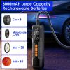 150 PSI Portable Tire Inflator, Cordless Digital Air Compressor, Compact Air Pump with 5 Inflation Modes, 3 Light Modes Emergency Power Bank