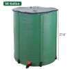 50 Gallon Folding Rain Barrel Water Collector (Green)