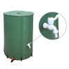 100 Gallon Folding Rain Barrel Water Collector (Green)