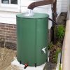 132 Gallon Folding Rain Barrel Water Collector Green