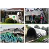 10x12 feet Heavy Duty Poly Tarp / Silver and Black