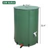 100 Gallon Folding Rain Barrel Water Collector (Green)