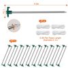 20 Piece Tent Stakes and Ropes Set