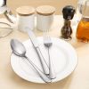 8Pcs Travel Stainless Steel Silverware Set with Case Portable Utensils