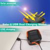 Solar Camping Lantern LED Collapsible Tent Lamp USB Rechargeable