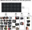 (100W) 18V GOFORT Portable & Foldable Solar Charger Panel (Compatible with Solar Generator Power Station)