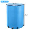 100 Gallon Folding Rain Barrel Water Collector (Blue)