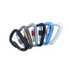 Aluminum Carabiner Clips (5 Pack) - Keychain Buckles, D-Ring Locking Carabiner, Light but Strong