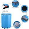 100 Gallon Folding Rain Barrel Water Collector (Blue)