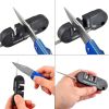 1pc Portable Tungsten Ceramic Carbide Knife Whetstone Sharpener; For Fishing Hooks; Pocket Tool For Outdoor Camping Hiking; Fishing