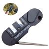 1pc Portable Tungsten Ceramic Carbide Knife Whetstone Sharpener; For Fishing Hooks; Pocket Tool For Outdoor Camping Hiking; Fishing