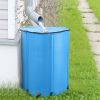 100 Gallon Folding Rain Barrel Water Collector (Blue)