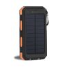 10000mAh Portable Fast Charging Power Bank 2USB Solar Charging with Flashlight