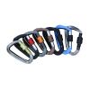 Aluminum Carabiner Clips (5 Pack) - Keychain Buckles, D-Ring Locking Carabiner, Light but Strong