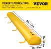 VEVOR Flood Bag, 24 ft Length x 12 in Height, Reusable PVC Water Diversion Tubes, Lightweight with Excellent Waterproof Effect Used for Doorways