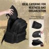 VEVOR Tactical Range Backpack for 6 Pistols - Gun Backpack - Black