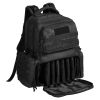 VEVOR Tactical Range Backpack for 6 Pistols - Gun Backpack - Black