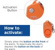 Mace Brand Personal Alarm Key Chain (Orange)