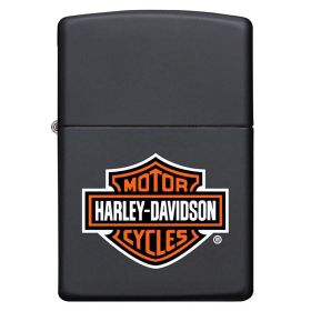 Zippo Windproof Lighter Harley-DavidsonÂ® Design Black