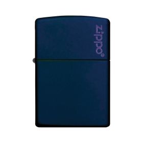 Zippo Windproof Lighter Navy Matte w/Zippo Logo