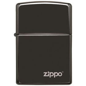 Zippo Windproof Lighter Ebony Finish w/Zippo Logo