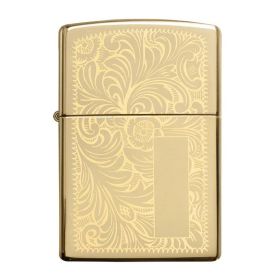 Zippo Windproof Lighter Venetian High Polish Brass (Venetian Brass)