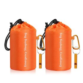 First-aid Emergency Insulated Sleeping Bag (Option: Double orange-150x210)