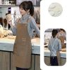 Waterproof and Oil-proof Apron with Pockets; Universal Apron For Women And Men; Multipurpose Aprons