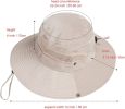 Bucket Hat Summer Men Women Fishing Boonie Hats UV Protection Long Large Wide Brim Hiking Sun Hat Outdoor Cap