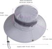 Bucket Hat Summer Men Women Fishing Boonie Hats UV Protection Long Large Wide Brim Hiking Sun Hat Outdoor Cap