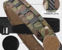 VOTAGOO Tactical Belt, 1.75'' MOLLE Battle Belt with Quick Release Buckle, Low Profile Laser-Cut Battle Belt for Range