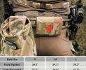 VOTAGOO Tactical Belt, 1.75'' MOLLE Battle Belt with Quick Release Buckle, Low Profile Laser-Cut Battle Belt for Range