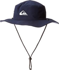 Quiksilver Men's Bushmaster Sun Protection Floppy Visor Bucket Hat (Color: Parisian Night, size: XL)