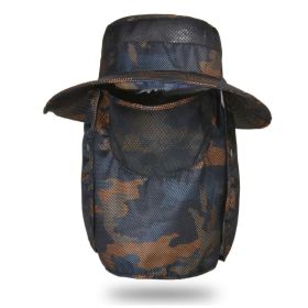 Fishing Hat; Waterproof Sun UV Protection Boonie Hat For Outdoor Safari Hunting Hiking Gardening (Color: Tangerine)