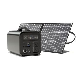 (1,100W) GOFORT Portable Power Solar Generator (Capacity: UA1100+SP18100)