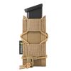 9mm/.40 Caliber MOLLE Single or Dual Stack Adjustable Open-Top Pistol Mag Pouch Compatible w/ Various MOLLE Tactical Belts