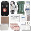 Field First Aid Kit (IFAK) | 44 Piece | Compact Personal First Aid Kit | Backpacking, Camping, Emergency, Travel, Tactical / Bug Out or GoBag