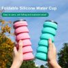 480ml Foldable Silicone Water Cup, Creative and Portable for Travel, Cycling, Running, and Outdoor Sports / Kettle Drinkware