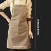 Waterproof and Oil-proof Apron with Pockets; Universal Apron For Women And Men; Multipurpose Aprons